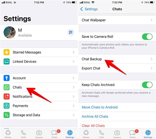Whatsapp Backup Iphone Chat