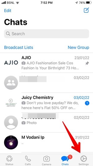 Whatsapp Backup Iphone Settings