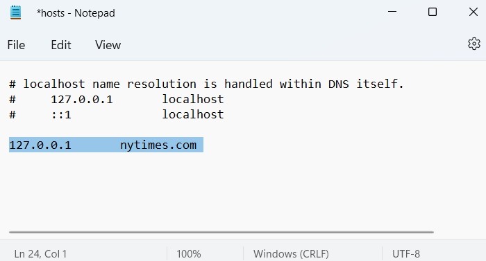 Windows Hosts File Browser Redirection Redirect Browser Name