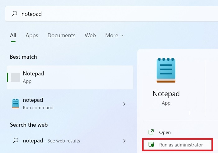 Windows Hosts File Notepad Admin
