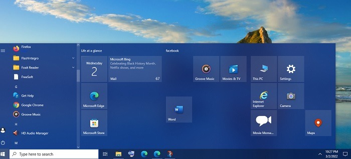 Windows Transparency Effects Windows10 Start Menu Transparent