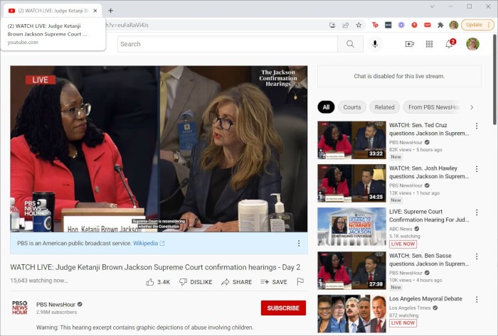 Youtube Live Live Video