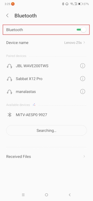 Airpods On Android Settings Bluetooth