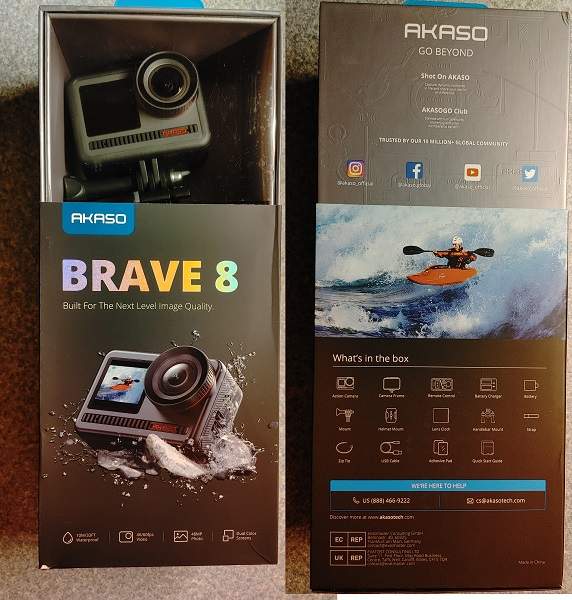 Akaso Brave 8 Action Cam Review Overview