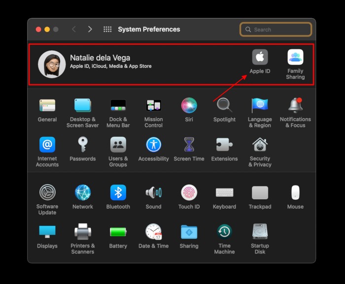Apple ID Trusted Phone MacOS Settings
