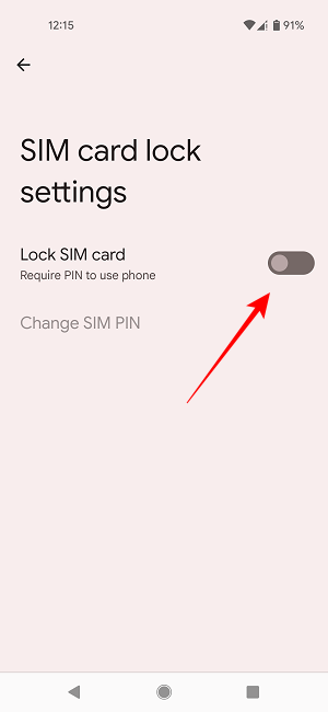 Change Sim Pin Turn On Sim Lock