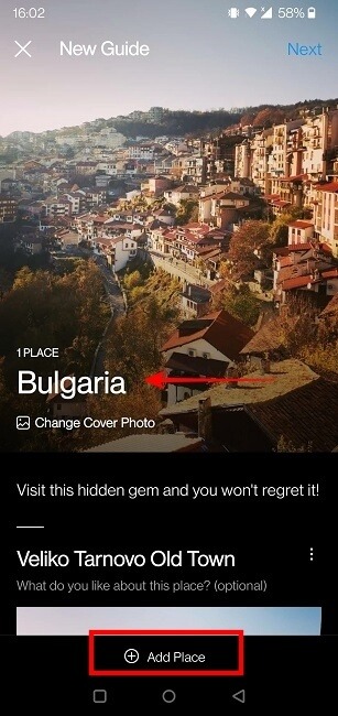 Create Guide Instagram Places Add Place