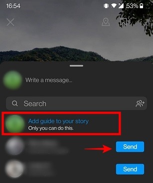Create Guide Instagram Share Guide