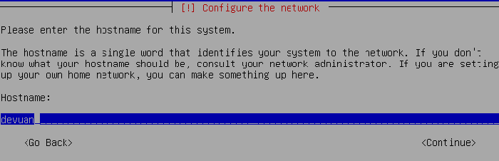 Devuan Linux 10 Hostname