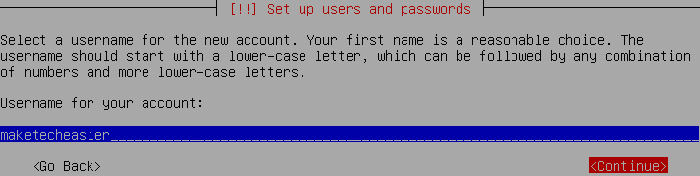 Devuan Linux 13 Username