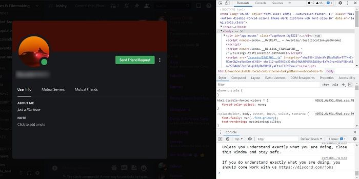 Discord Avatar Inspect Element