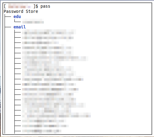 Emacs Password 03 Pass Tree