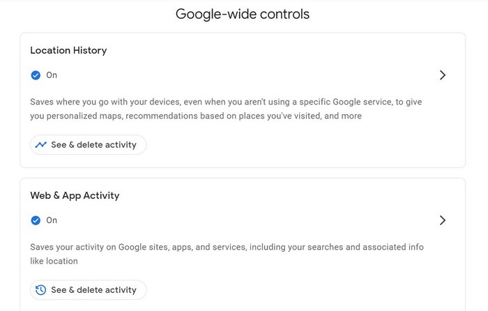 Google Location Disable Location History Desktop Maps Google Wide Controls