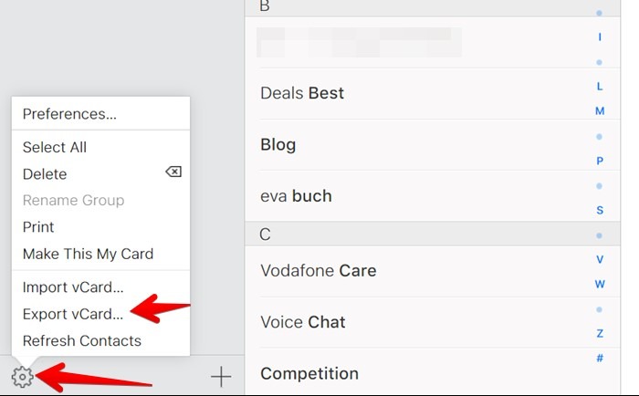 Iphone Icloud Web Export Contacts