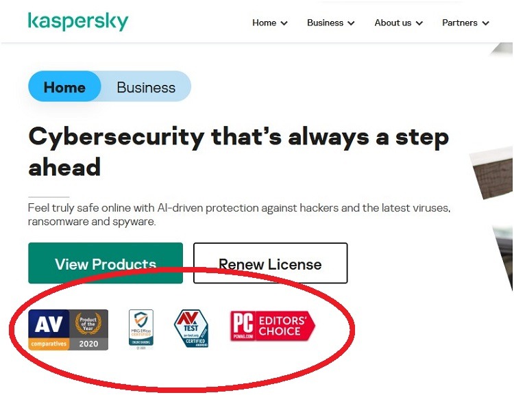 Kaspersky Trust Badges