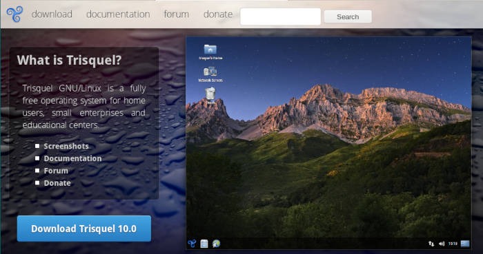 Linux Libre 04 Trisquel Website