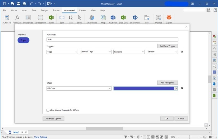 Mindmanager Smart Rules