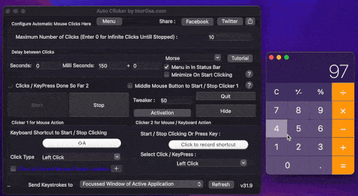Murgaa Autoclicker Working