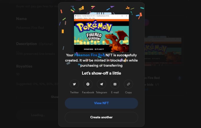 Nft Minting Successful