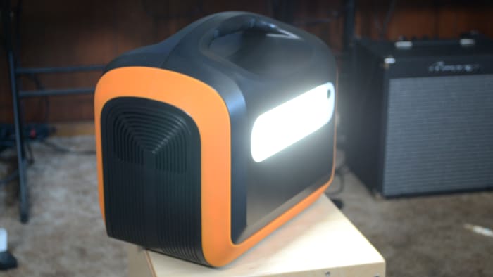 Oupes Power Station 1100w Review Light Inside