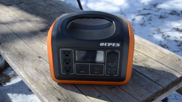 Oupes Power Station 1100w Review Outside Display