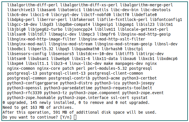 Pleroma Server 11 Installing Packages
