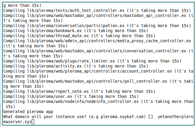 Pleroma Server 17 Domain Name Config