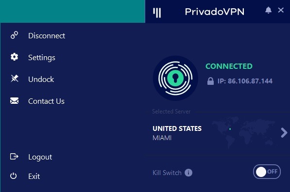 Privadovpn Settings