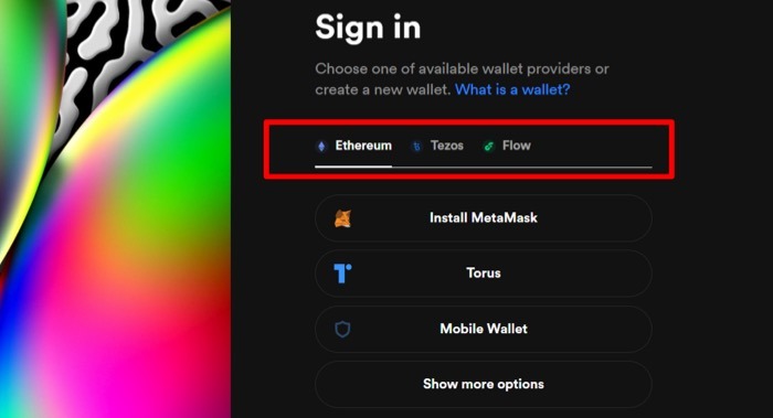 Rarable Supported Blockchains