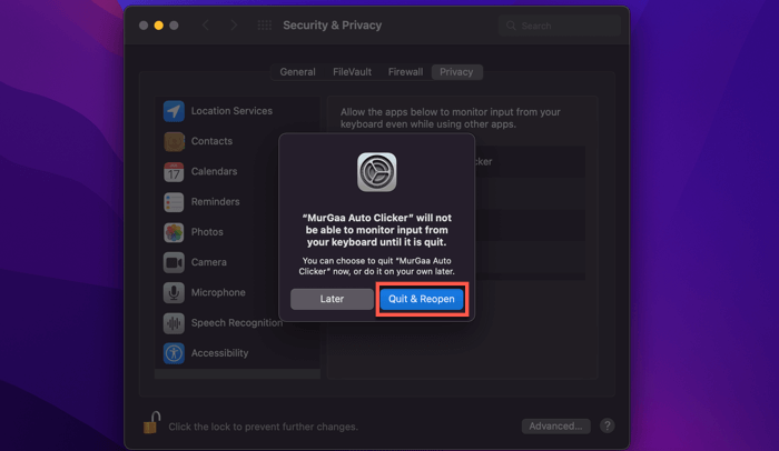 Restart Murgaa Autoclicker