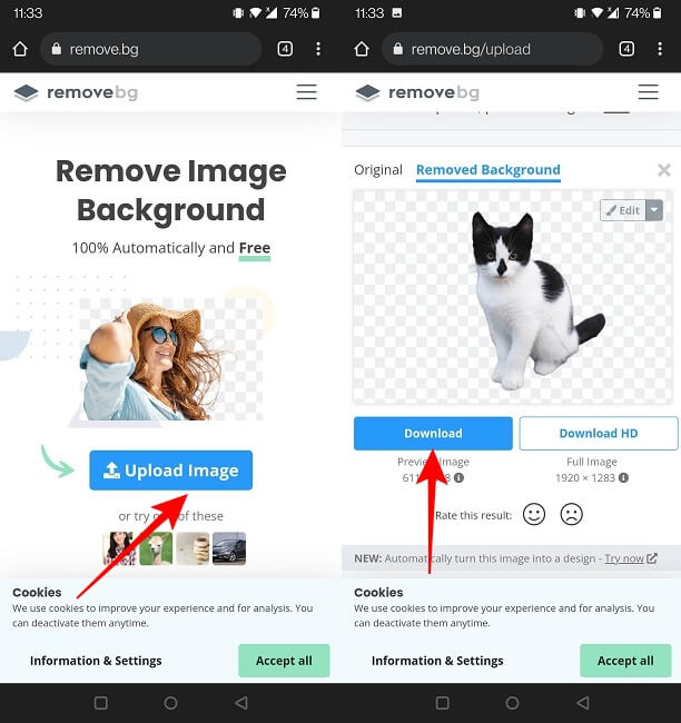 Set Custom Icons Android Remove Background App