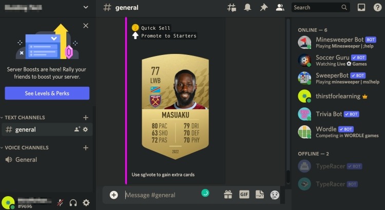 Soccer Guru Discord Bot