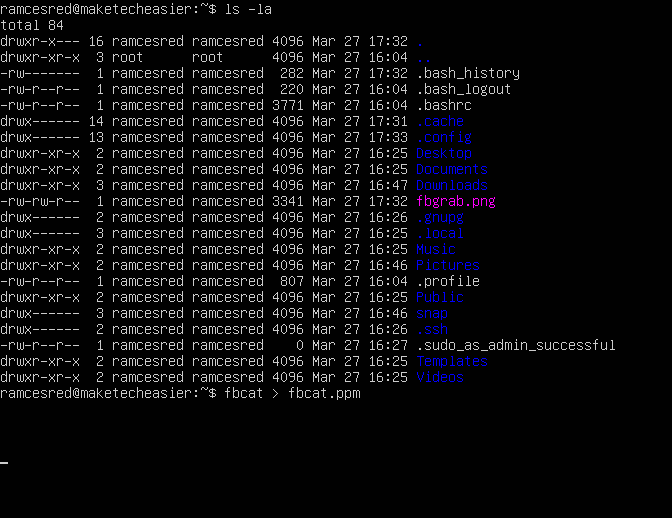 Terminal Output File 15 Capture Ppm