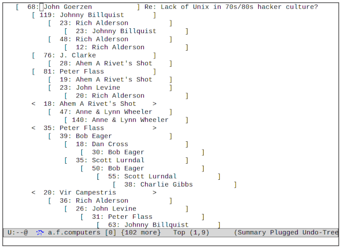 Usenet Groups 10 Alt Folklore Computers Group