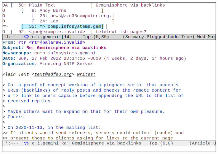 Usenet Groups 15 Sample Usenet Post