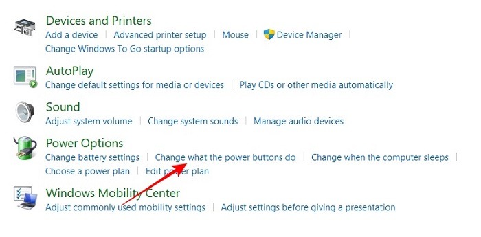 Windows Power Settings Change What Power Buttons Do