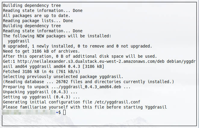 Yggdrasil Network 07 Apt Install