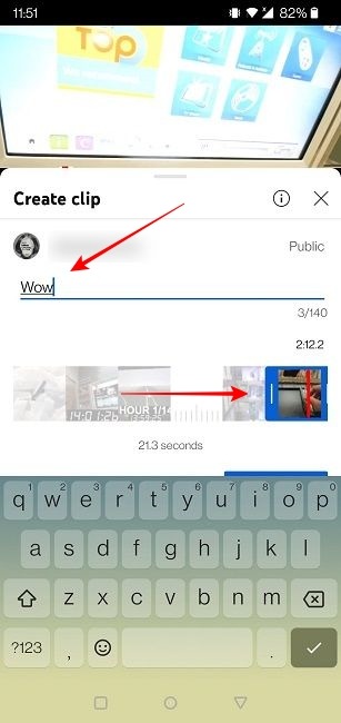 Youtube Clips Mobile Caption