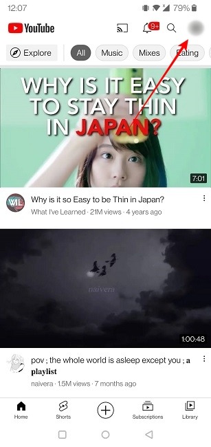 Youtube Clips Mobile Profile Picture