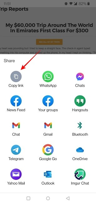 Youtube Clips Mobile Sharing Options