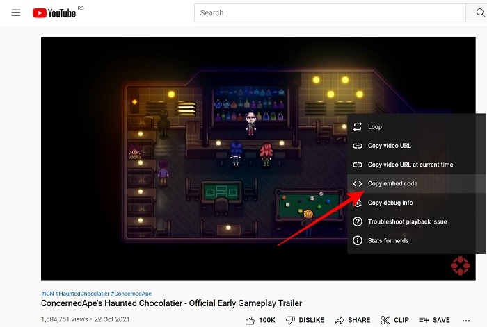 Youtube Clips Url Link