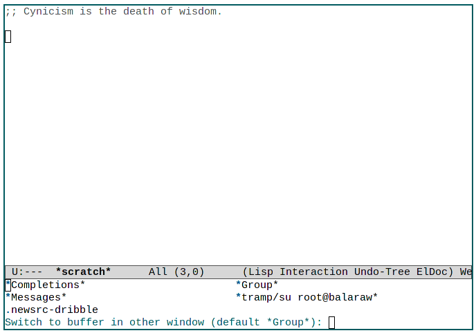 5 Emacs Hacks 03 Switch To Buffer Window