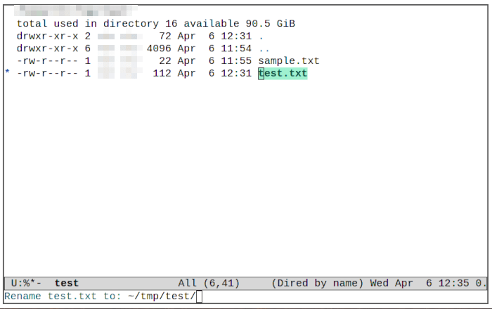 5 Emacs Hacks 14 Normal Dired Rename