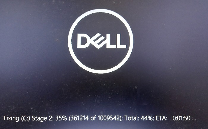 Critical Process Died Check Disk Operation In Progress