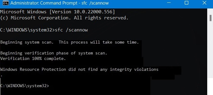 Critical Process Died Windows11 Sfc Scannow No Integrity Violations
