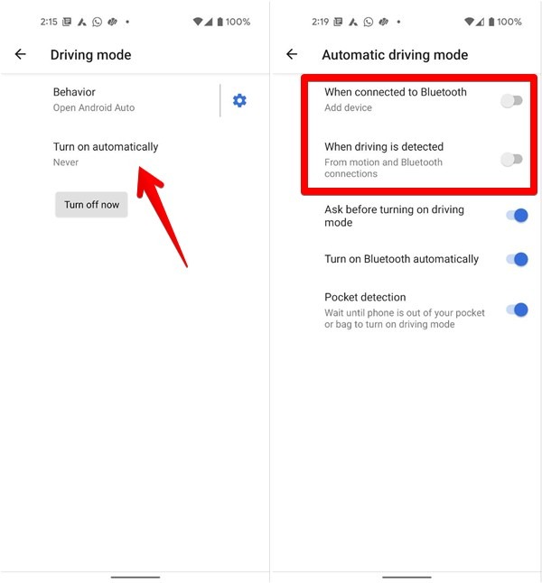 Do Not Disturb Driving Android Bluetooth