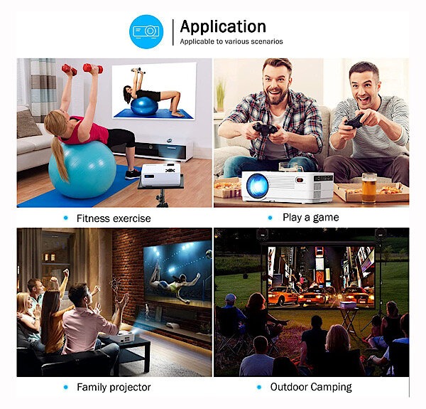 Dxyiitoo Wi Fi Bluetooth Projector Application