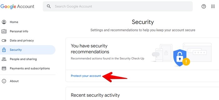 Google Account Protect Your Account