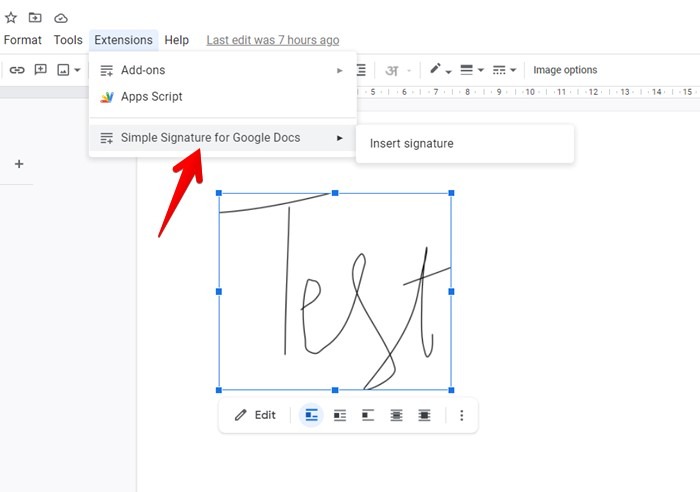 Google Docs Add On Signature Add