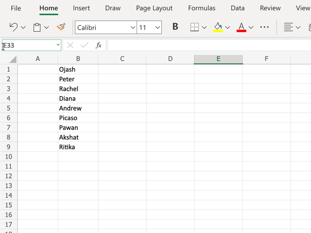 Ms Excel Column Moved After Deletion